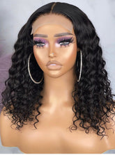 Peruca Lace Humana cacheada 40cm 5x5 HD - Camila